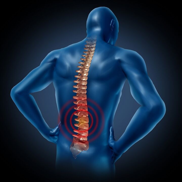 Back pain in the lower back