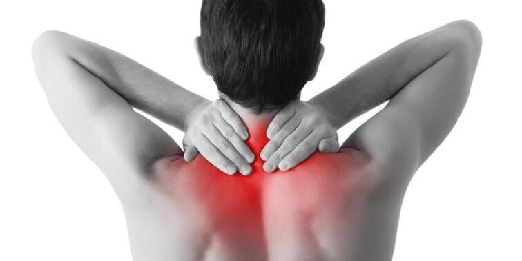 back pain in shoulder blades