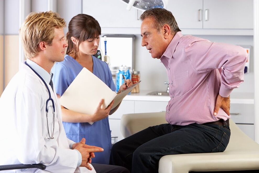 doctor consultation for back pain